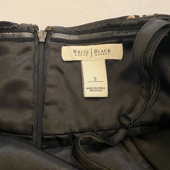 WHITE HOUSE BLACK MARKET Silk Maxi Dress, Size 2 - Picture 5 of 7